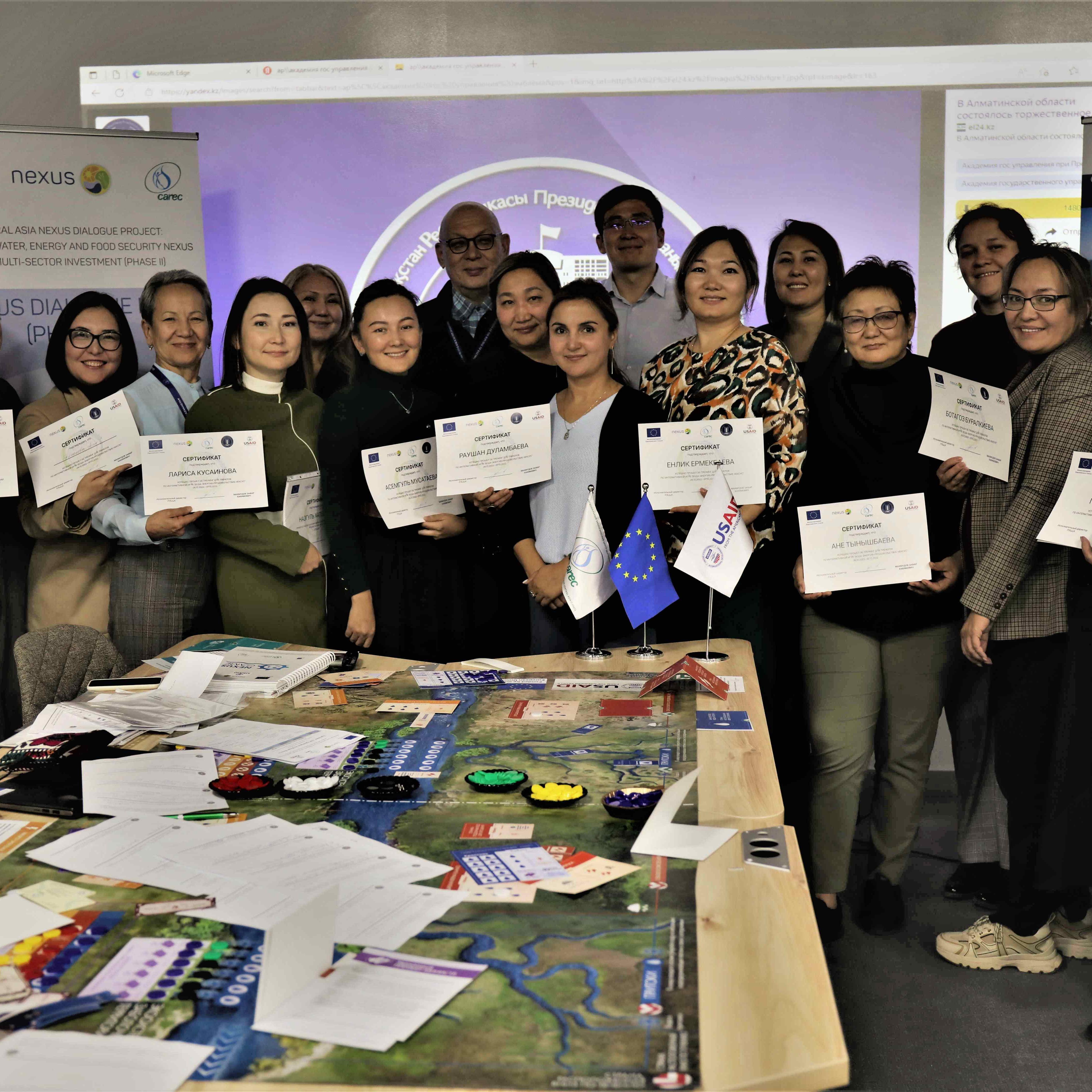 Тренинг для тренеров по Интерактивной Нексус Симуляции в Академии государственного управления при Президенте РК