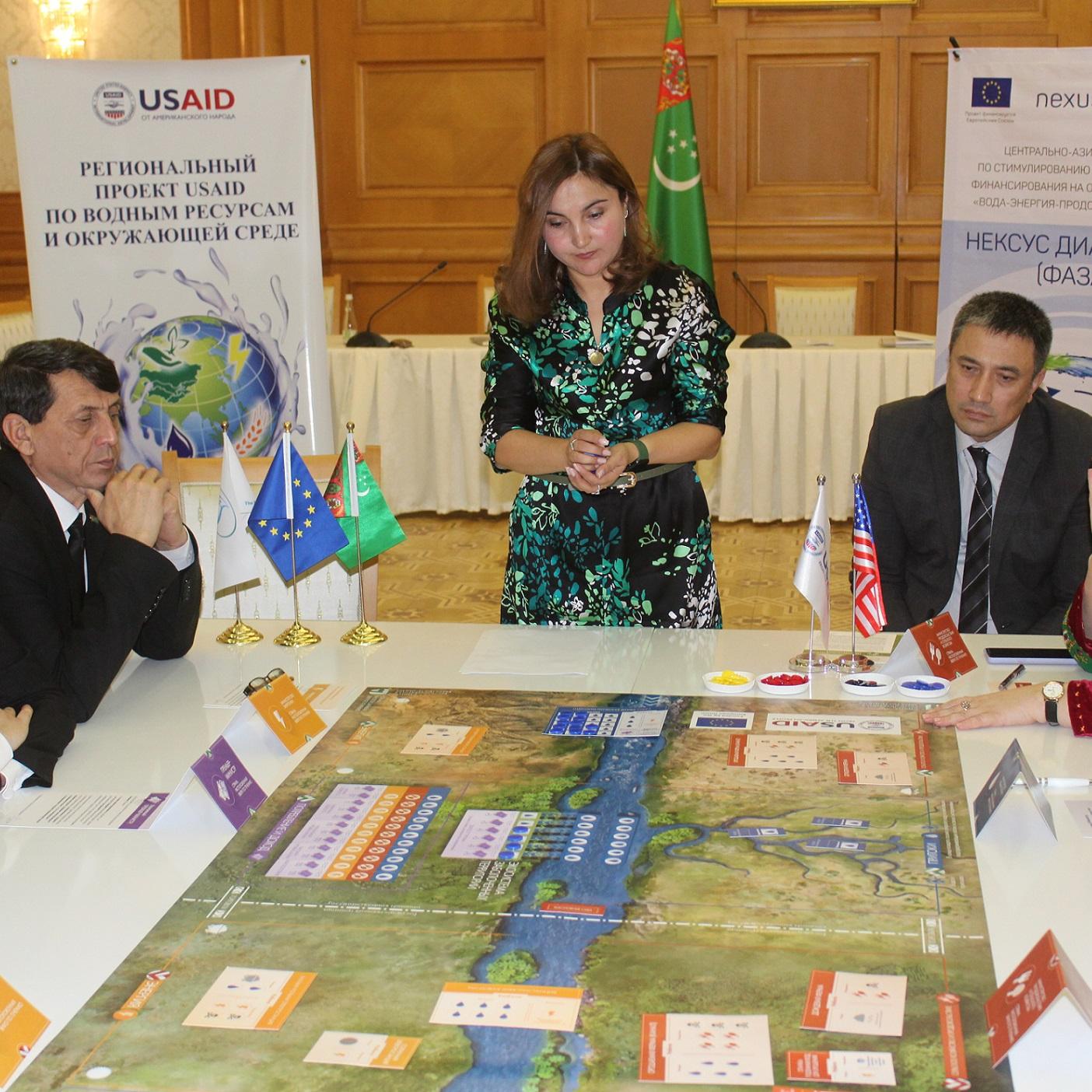 Training of trainers on Interactive Nexus Simulation in Turkmenistan