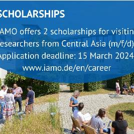 Leibniz Institute of Agricultural Development in Transition Economies (IAMO) Offers Two Scholarships for Researchers from Central Asia 